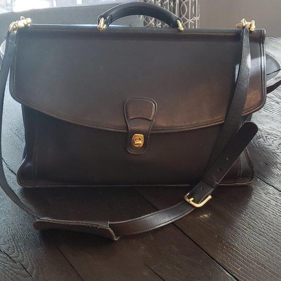 COACH Leather Briefcase - Picture 1 of 7